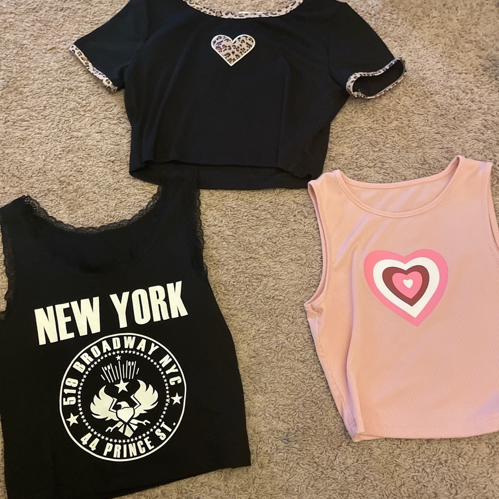 size small crop & tank bundle